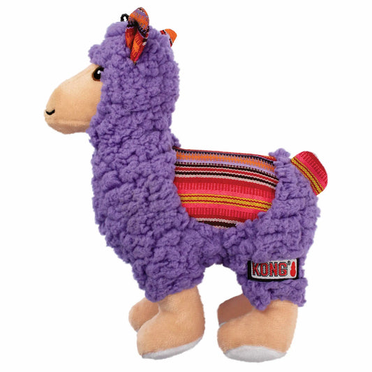 KONG Sherps Llama Dog Plush Toy Medium