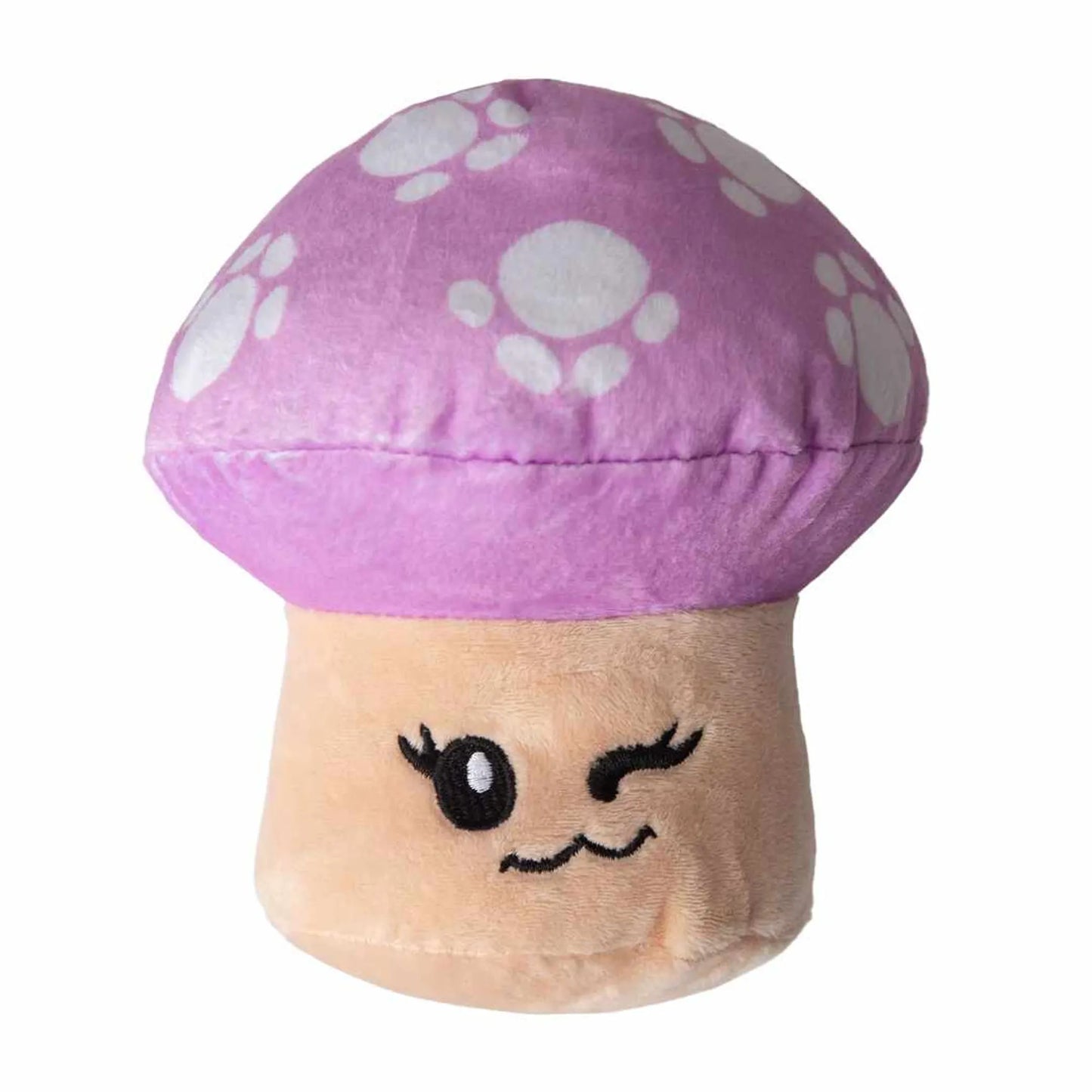 snugarooz magic the mushroom plush dog toy