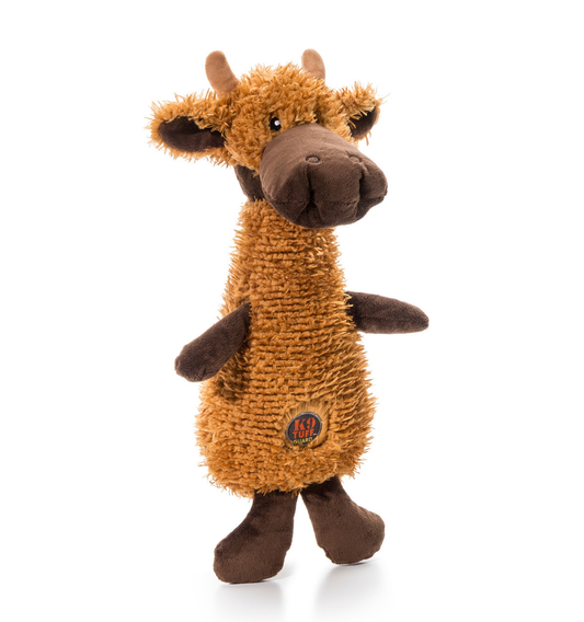 Outward Hound Scruffles Plush Dog Toy Moose Small